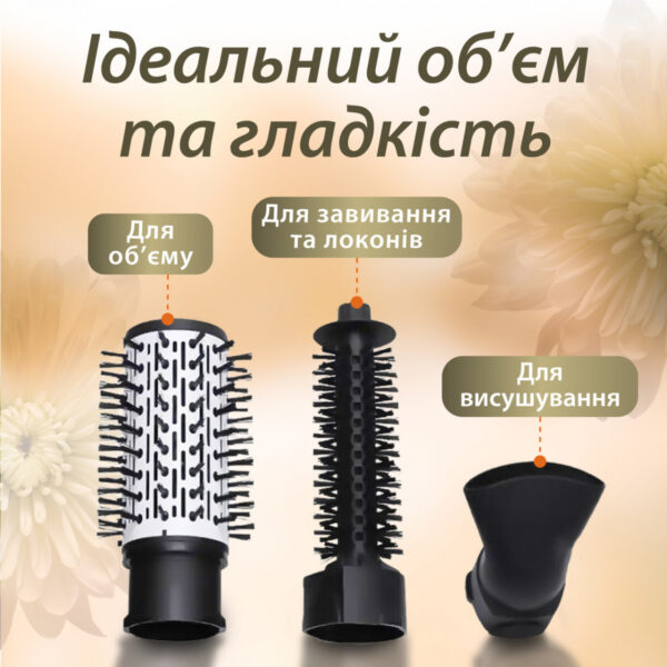 Фен стайлер для волосся 3 в 1Gemei HP-4828 1000 Вт_HP-4828_Milantium_2
