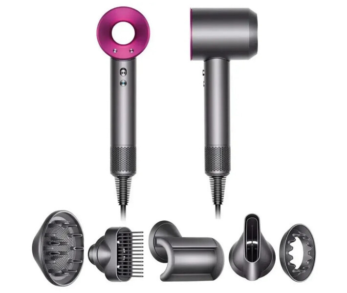 Стайлер 5в1 фен для волосся професійний Рожевий_PH770P_Milantium_2