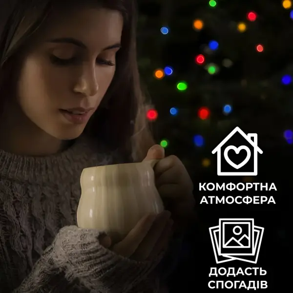 Гирлянда нить 10м на светодиодный черный провод 8 режимов работы_M200LEDML_Milantium_5