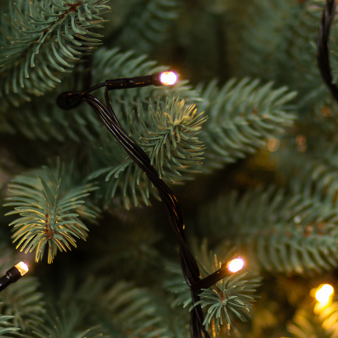 Гірлянда нитка 10м світлодіодна чорний провід 8 режимів роботи Жовтий_M200LEDY_Milantium_2