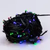 Гірлянда нитка 14м на 161 LED лампочок світлодіодна чорний провід 8 режимів роботи M300LEDML_M300LEDML_Milantium_7