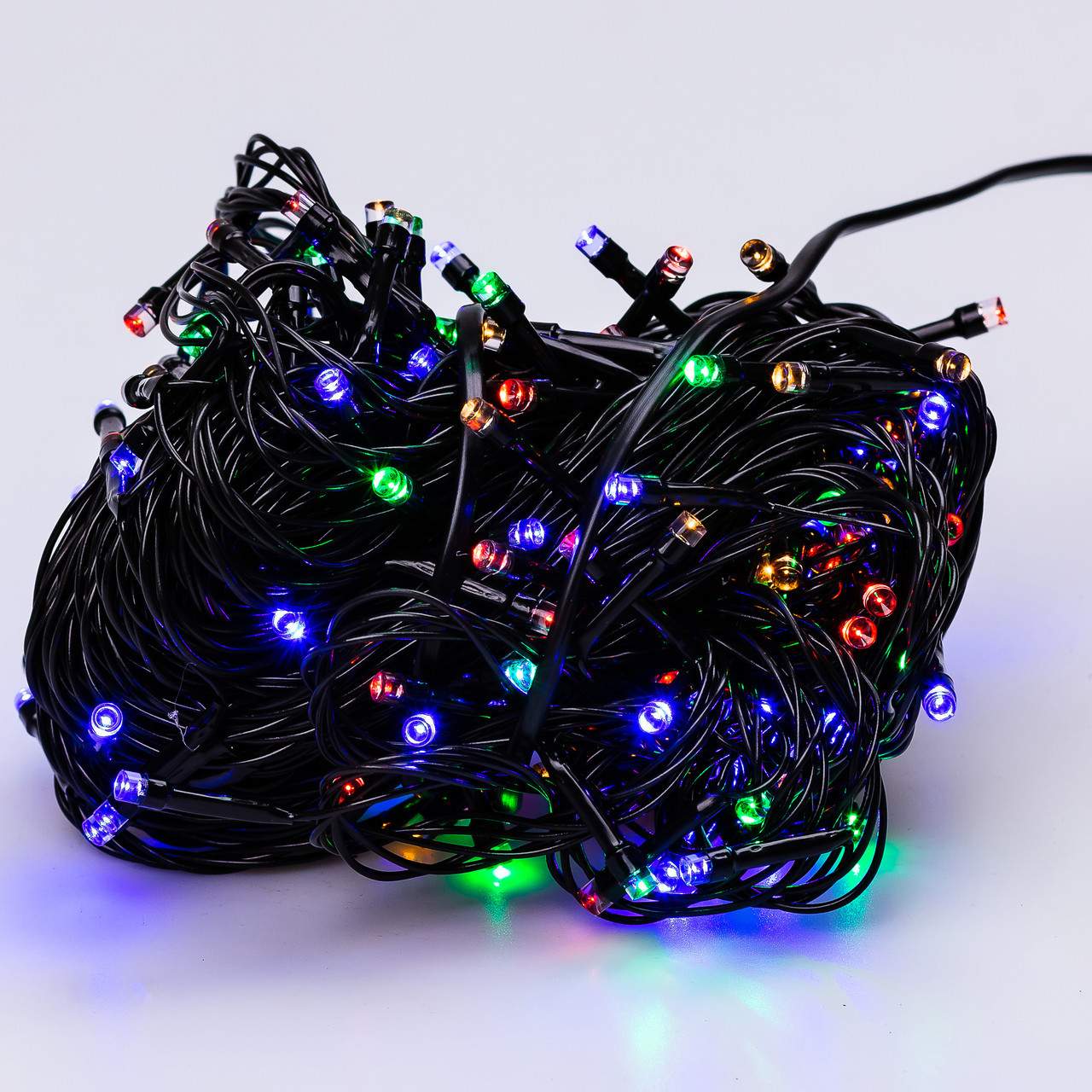 Гірлянда нитка 16 м на 180 LED лампочок світлодіодна чорний провід 8 режимів роботи M400LEDML_M400LEDML_Milantium_7