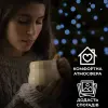 Гірлянда нитка 16м на 180 LED лампочок світлодіодна чорний провід 8 режимів роботи Синій_M400LEDBL_Milantium_5