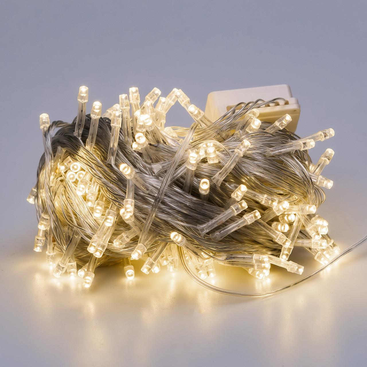 Гірлянда нитка світлодіодна GarlandoPro 190 LED лампочок 18м 8 режимів лед гірлянда Жовтий_W400LEDY_Milantium_7