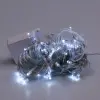 Гірлянда нитка світлодіодна GarlandoPro 50 LED 6м 8 режимов гірлянда новорічна Білий W100LEDW_W100LEDW_Milantium_7