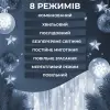 Гірлянда штора 3х2 м 144 LED світлодіодна мідний провід 16 ниток Білий ZWM2320LEDW_ZWM2320LEDW_Milantium_7