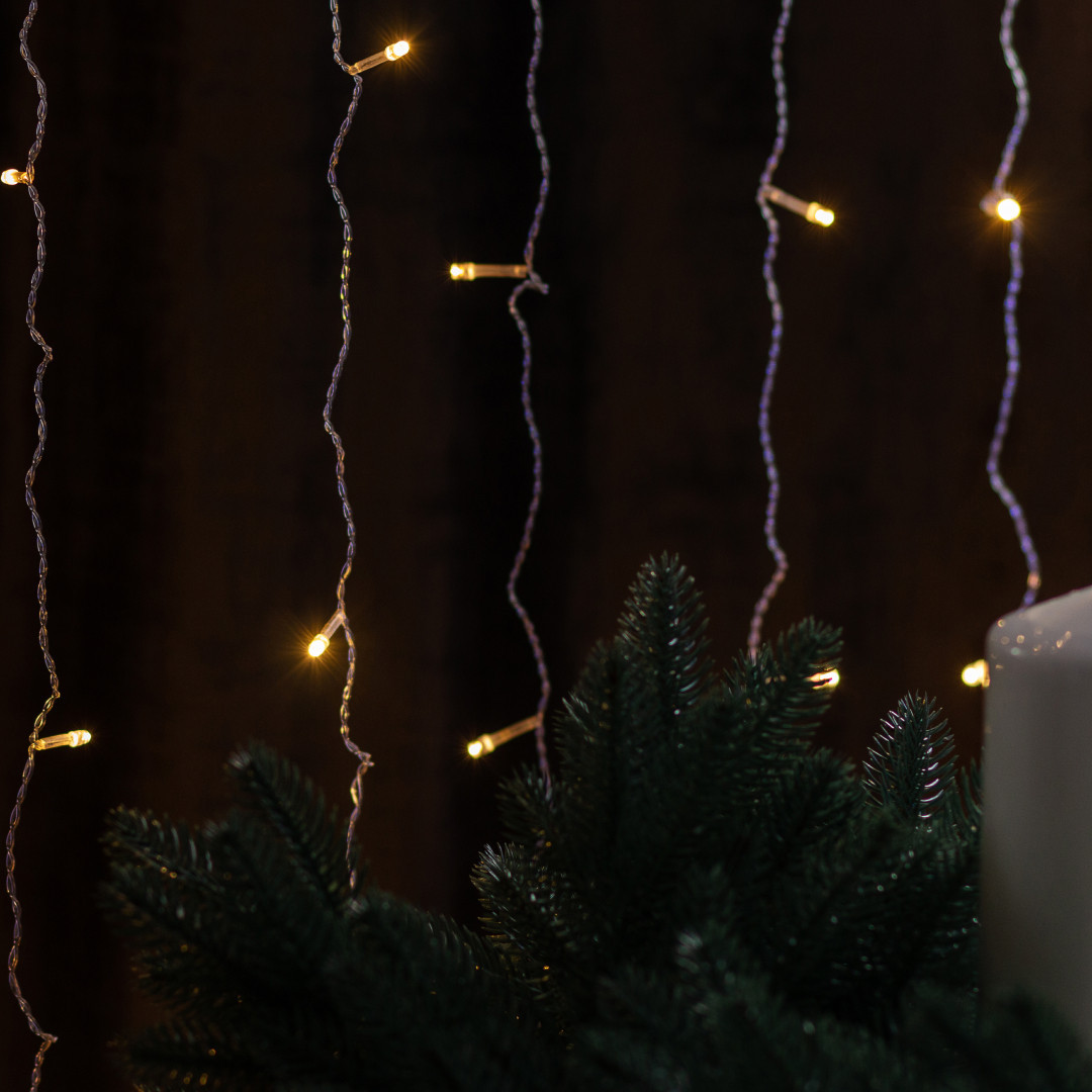 Гірлянда світлодіодна GarlandoPro 600 LED 3х3 м 16 ліній 8 режимів Жовтий_ZWM2600LEDY_Milantium_2