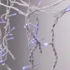 Гірлянда вулична світлодіодна 90 LED 3 метри білий дріт бахрома 18 ниток Синій 3МWBL_3МWBL_Milantium_2