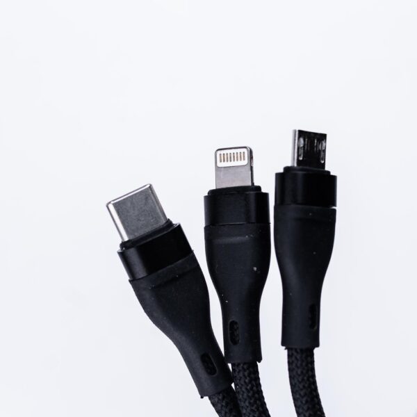 Кабель для зарядження 3-in-1 microUSB/Type-C//Lightning_UR521_Milantium_3