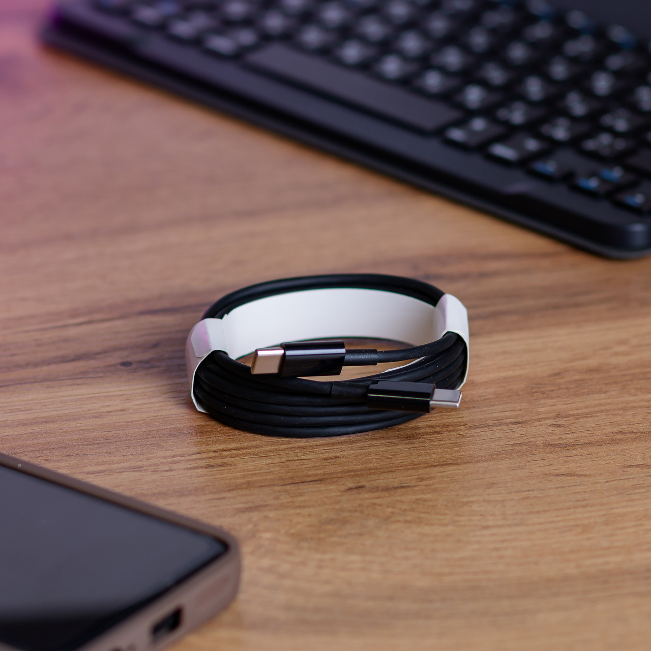 Кабель для зарядження USB-С шнур 2м чорний UR522 – купити в Україні недорого