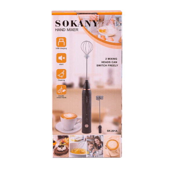 Капучинатор для молока Sokany SK-201A білий_SK201AW_Milantium_5