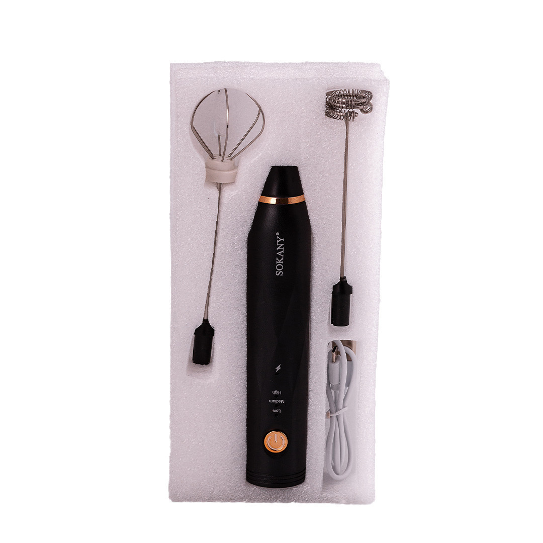 Капучинатор для молока Sokany SK-201A Чорний_SK201AB_Milantium_3