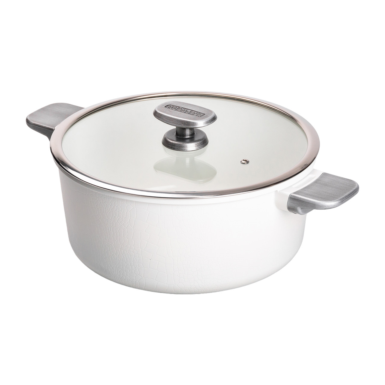 Алюминиевая кастрюля с керамическим покрытием не -старики 6.9 л Ø 28 см білий MGC HP-4-454W_HP-4-454W_Milantium_4