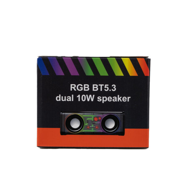 Колонка портативна V8 BT/TF/USB/TWS 10 Вт чорна V8B_V8B_Milantium_5