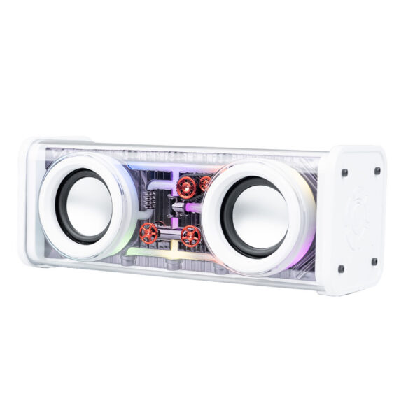 Колонка портативна V8 BT/TF/USB/TWS 10 Вт біла V8W_V8W_Milantium_3