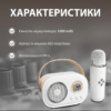 Колонка портативна з мікрофоном C-20 BT/TF/USB/FM 5 Вт Білий C20W_C20W_Milantium_2