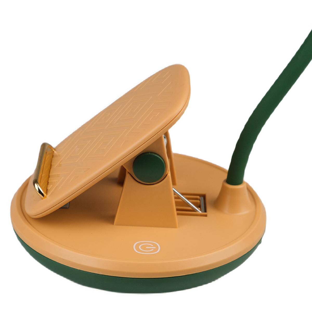 Настільна лампа з підставкою для телефону на прищіпці Жовтий GL565Y_GL565Y_Milantium_2