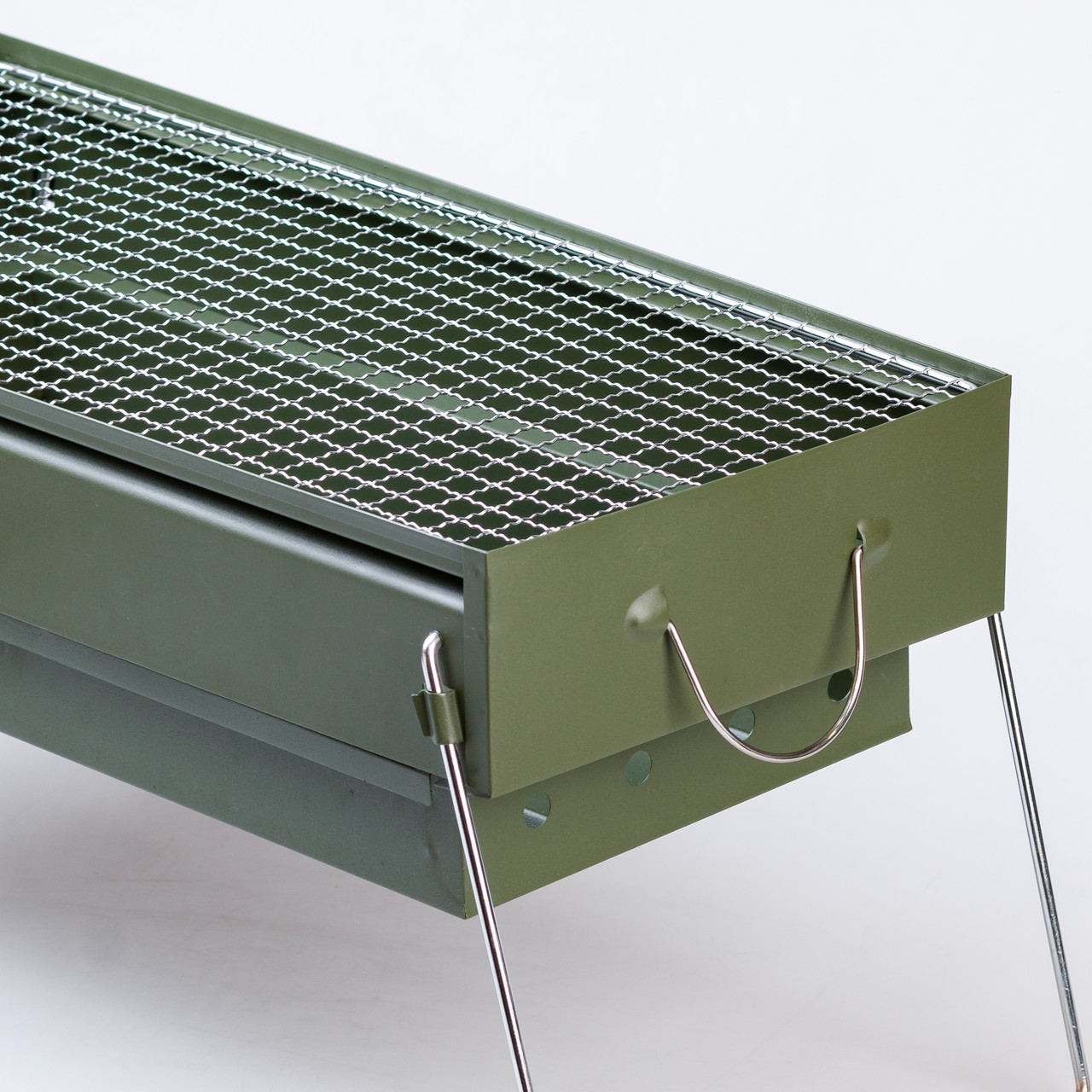 Мангал портативний складаний 51.5×23×25 см з решіткою_HP461GR_Milantium_4