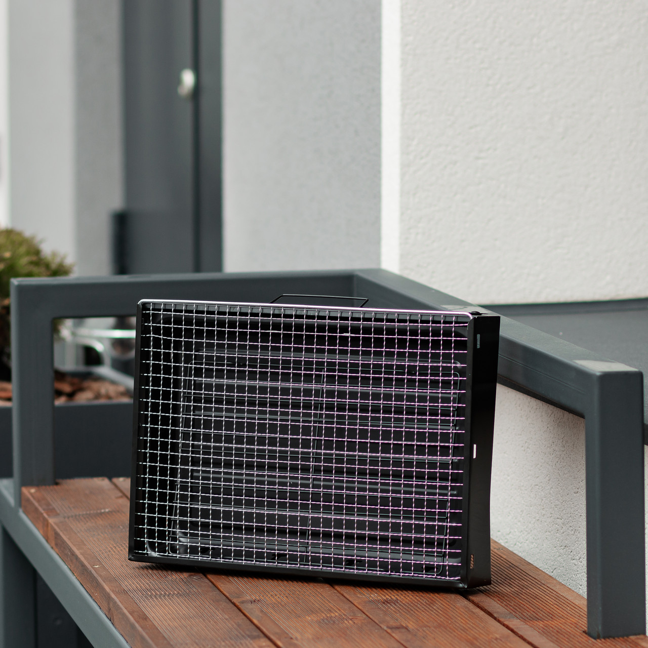 Мангал переносний складаний з решіткою 43×30×23.5 см_HP450M_Milantium_2