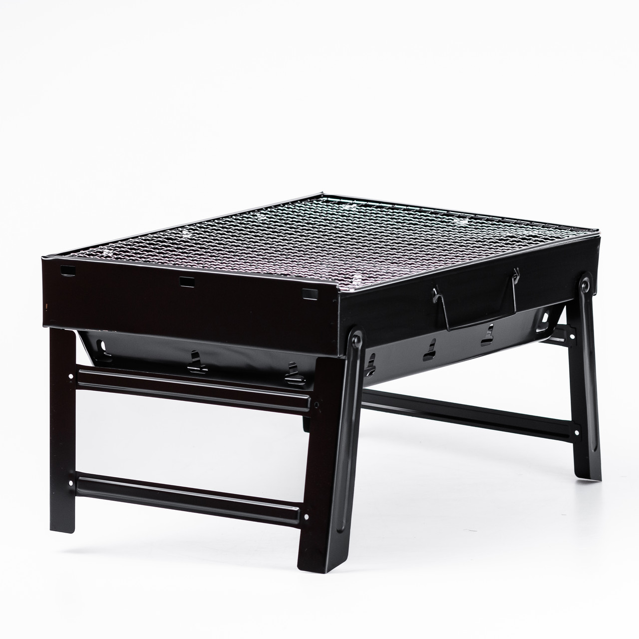 Мангал переносний складаний з решіткою 43×30×23.5 см_HP450M_Milantium_5