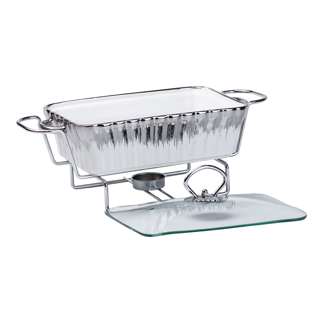 Марміт прямокутний на 1 л керамічний з підігрівом 31×16×11 см HP1019_HP1019_Milantium_4