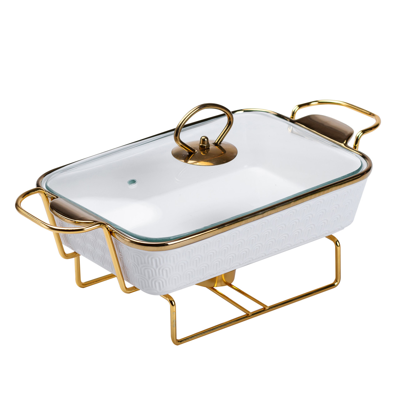 Марміт порцелянаовий на 1 літр на металевій підставці HP1013_HP1013_Milantium_2