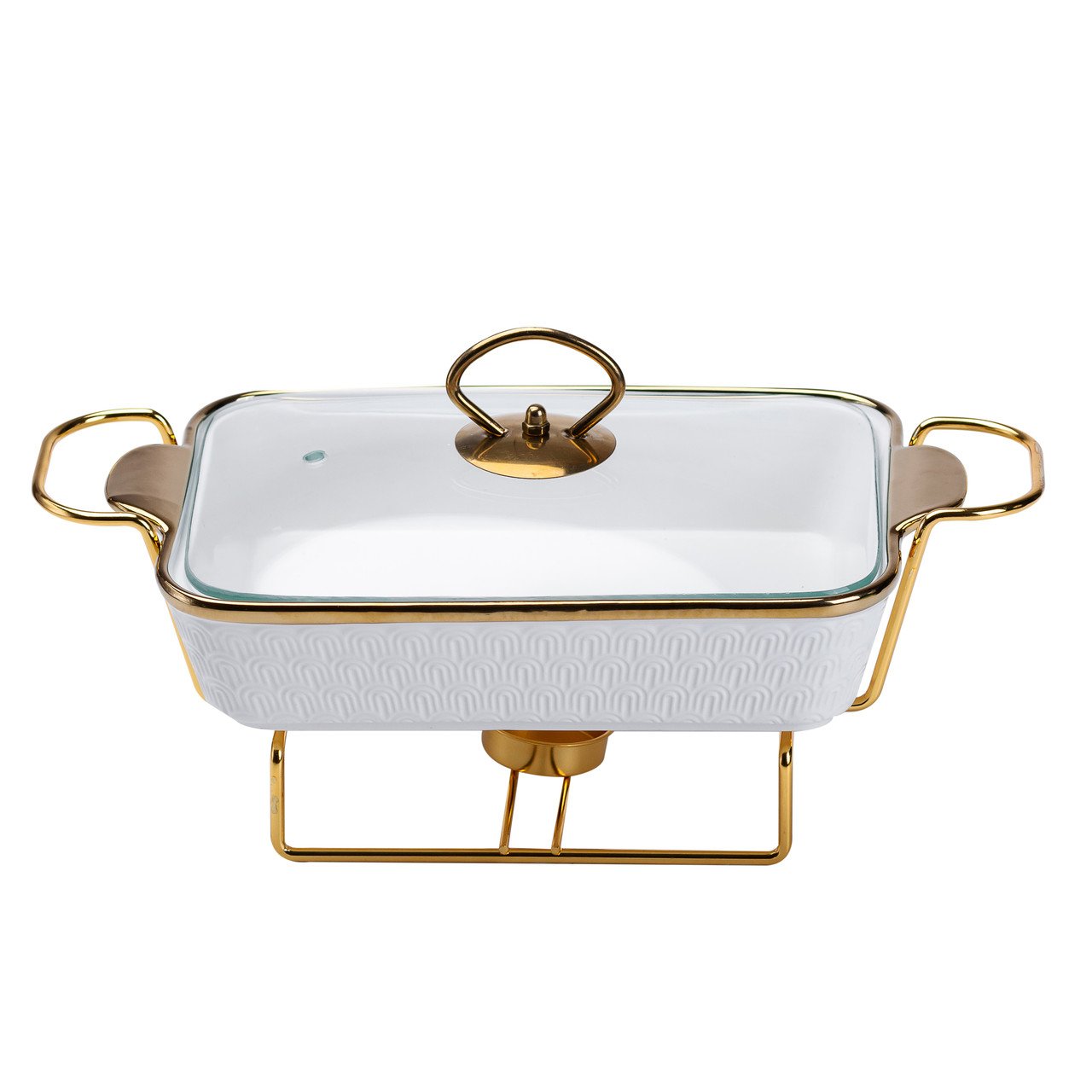 Марміт порцелянаовий на 1 літр на металевій підставці HP1013_HP1013_Milantium_5