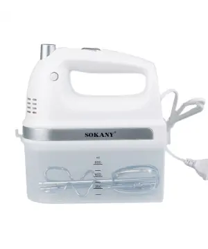 Міксер ручний Sokany SK-6631 з двома насадками 400Вт_SK6631W_Milantium_1