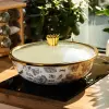 Каструля з кришкою Емаль 4