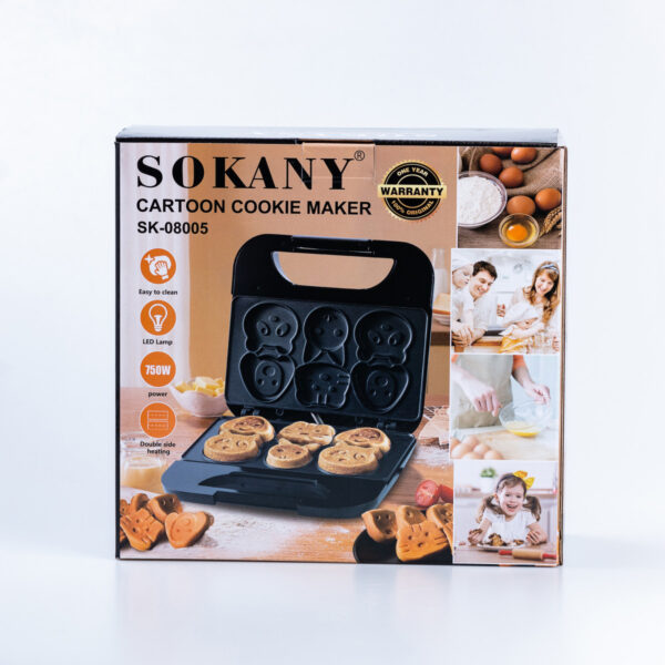 Вафельниця Sokany SK-08005 електрична 750 Вт_SK08005_Milantium_5