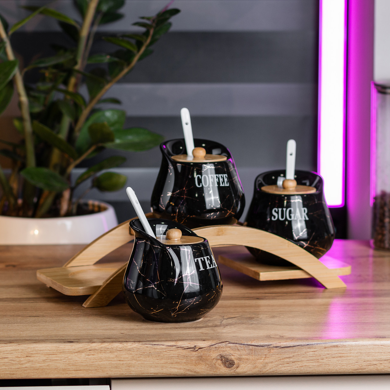 Набір для сипучих продуктів фарфоровий 3 шт по 500 мл HP1244_HP1244_Milantium_2