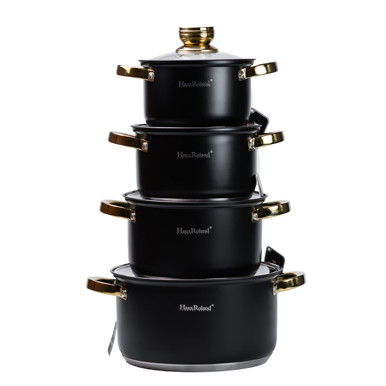 Набор кастрюль из нержавеющей стали 4 штуки 6