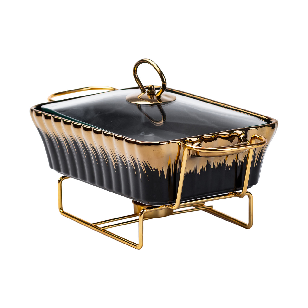 Настільний марміт 1 літр прямокутний порцелянаовий марміт з підігрівом HP1046_HP1046_Milantium_2