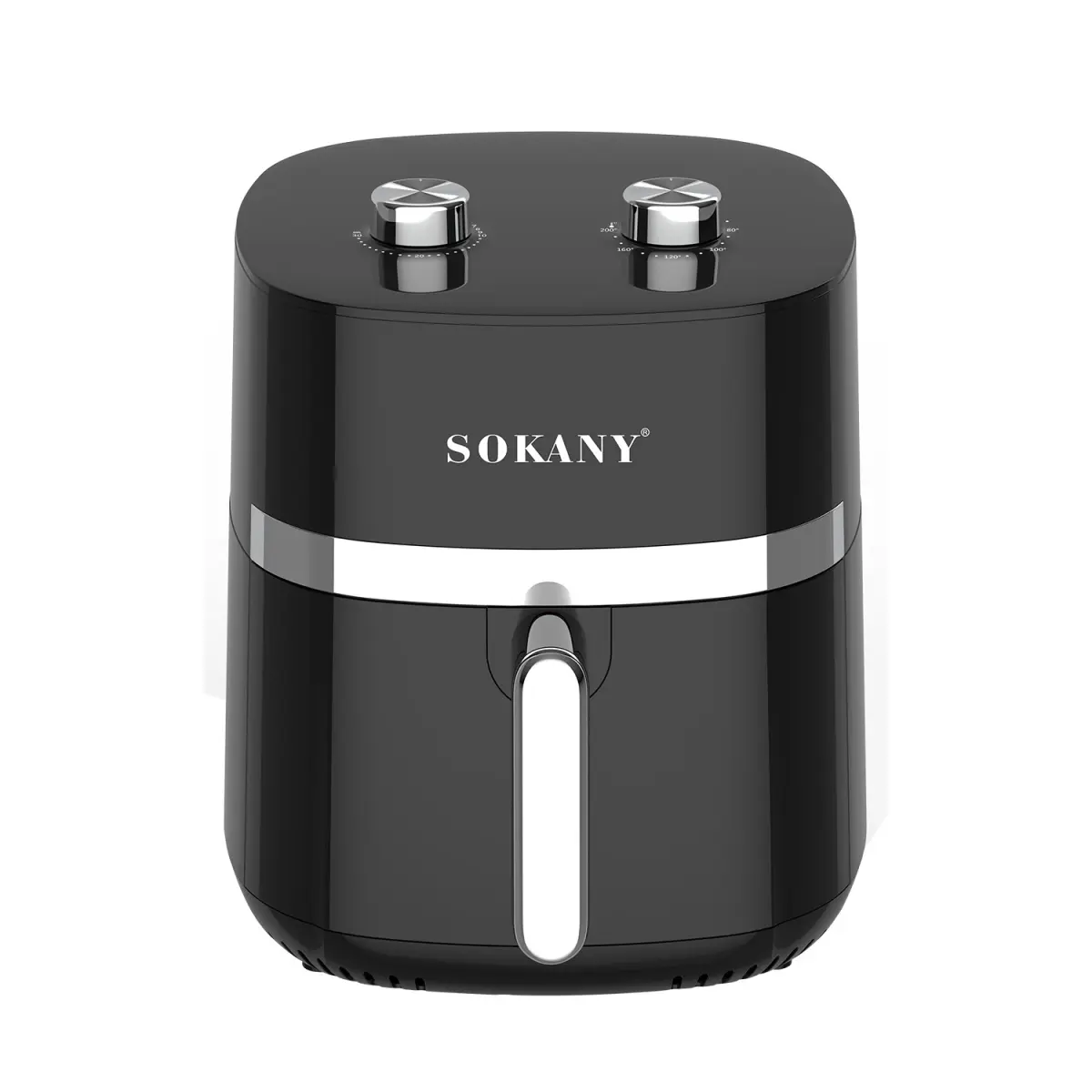 Аэрогриль-фритюрница SOKANY 6.5 литров 1500 Вт, чорна SK10024 – купити в Україні недорого