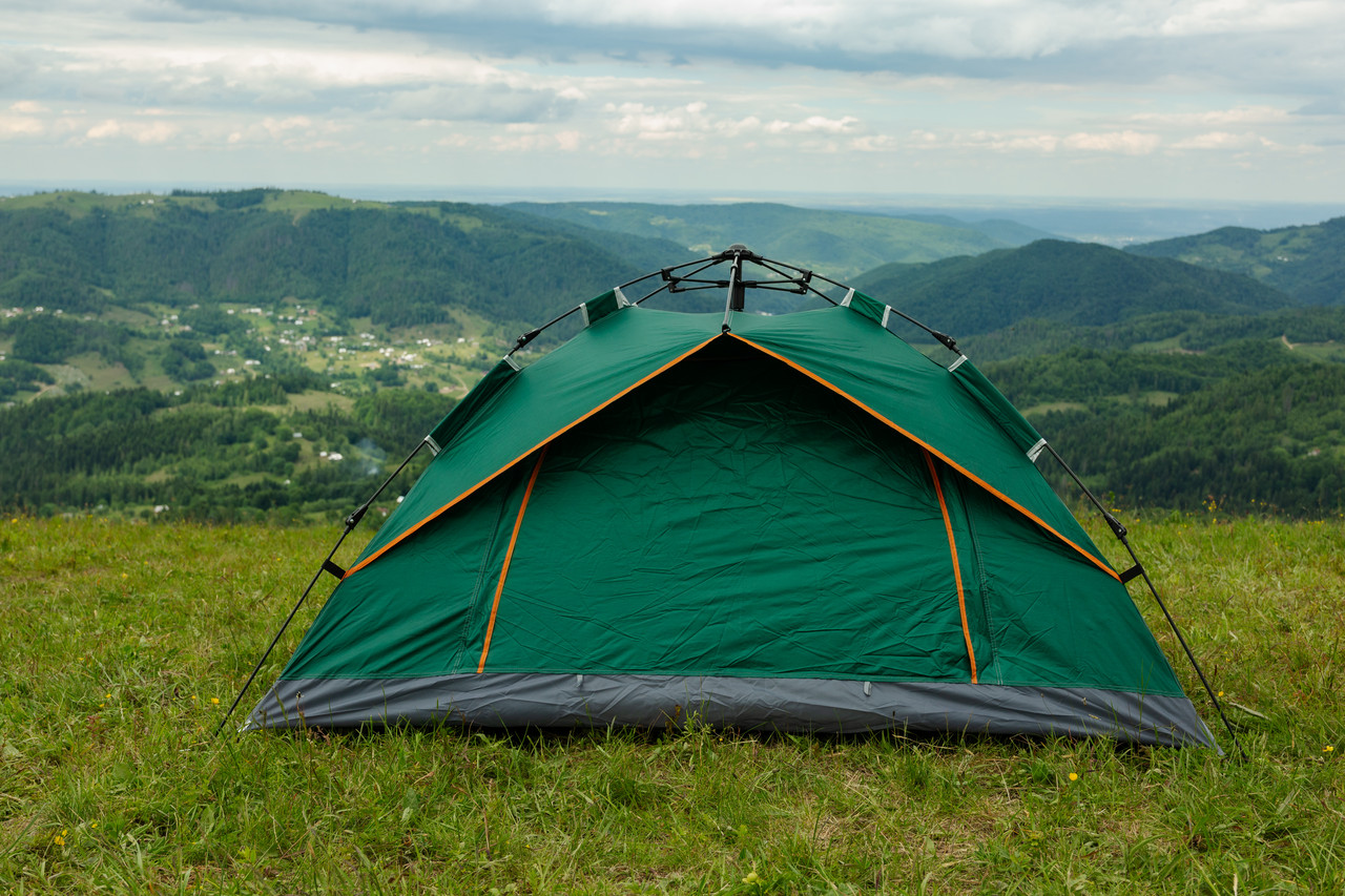 Кемпінговий намет для риболовлі з москітною сіткою Автоматичний туристичний намет на 2 особи Легкий літній намет_LU002GR_Milantium_2