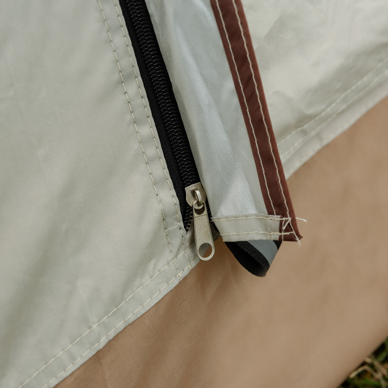 Палатка туриста 2 человек 200*200*145 см бежева LU003BE_LU003BE_Milantium_3