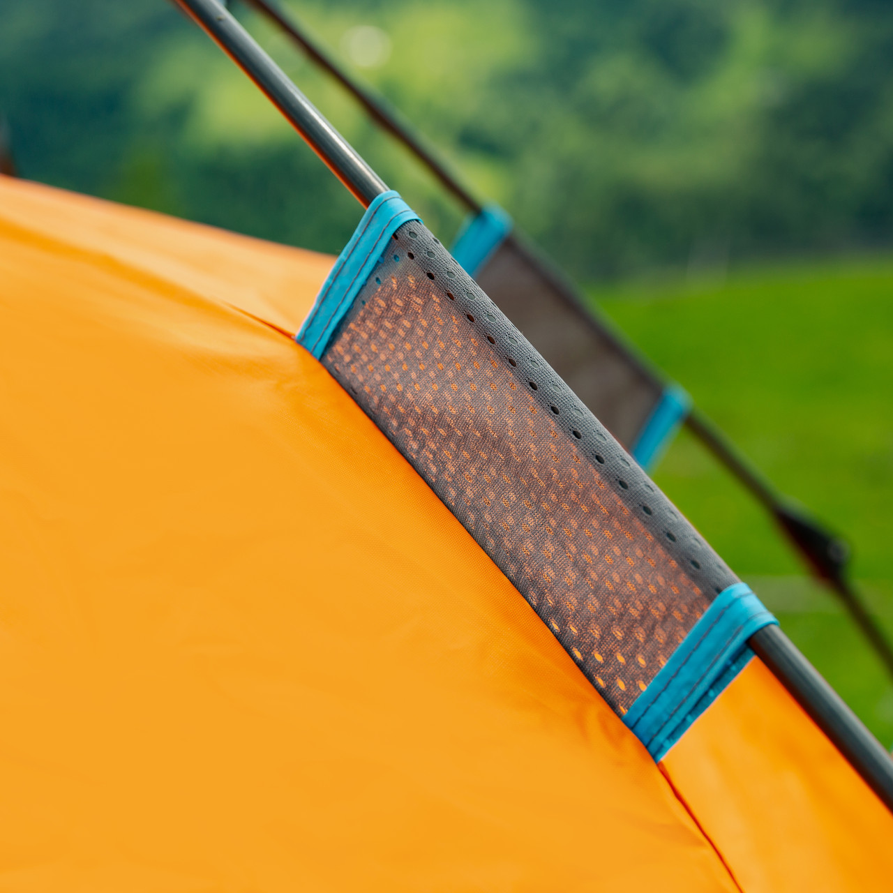 Палатка автоматическая двойная 200*230*130 см водонепроникний помаранчева LU015O_LU015O_Milantium_4