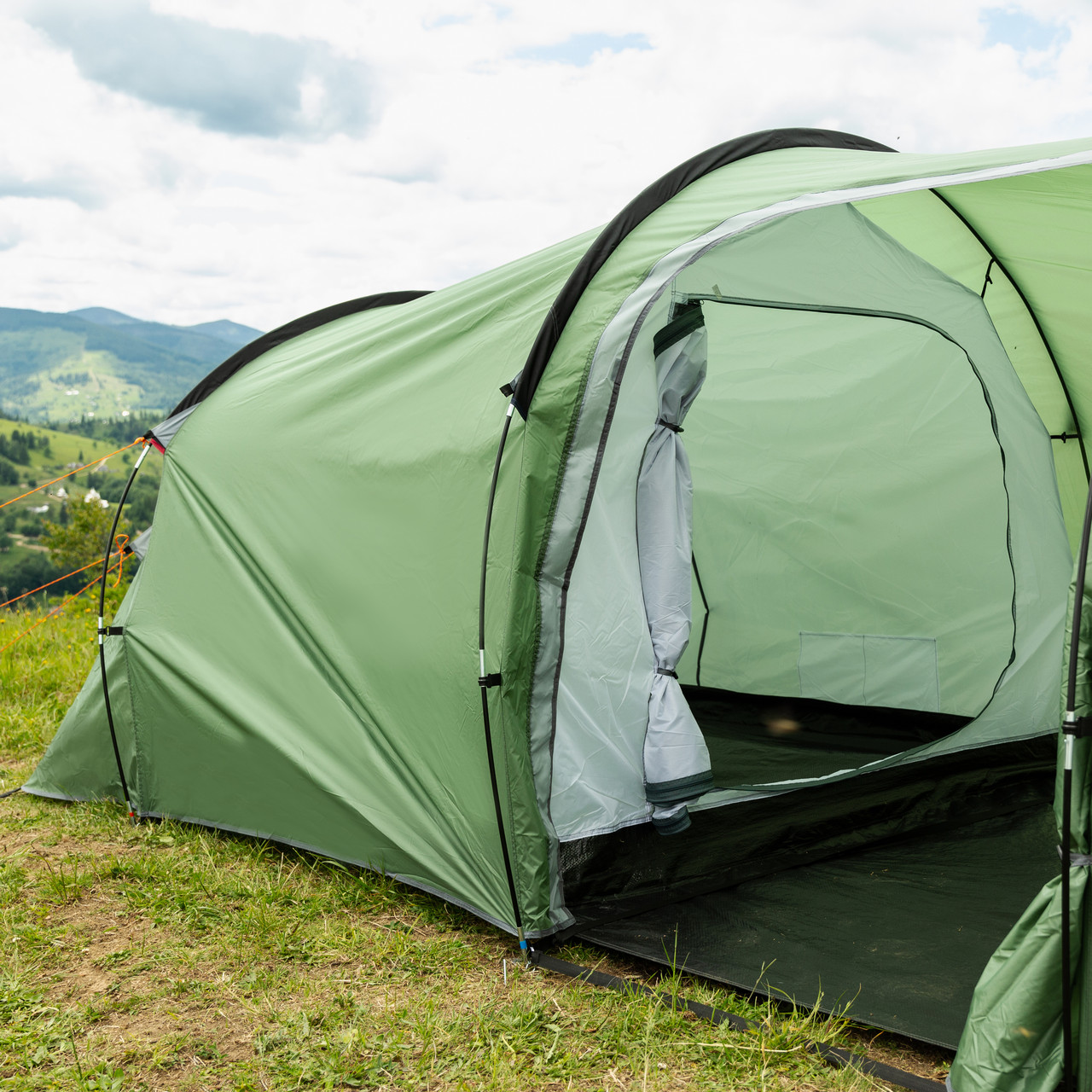 Намет туристичний з тентом 4 х місний кемпінг для риболовлі для туризму водонепроникна LU004_LU004_Milantium_5