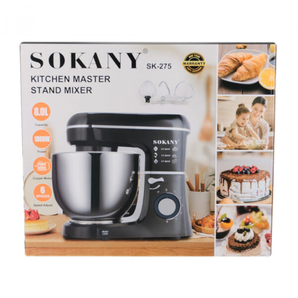 Міксер Sokany SK275BST з чашею 8 літрів_SK275BST_Milantium_5