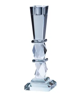 Свічник 25 (см) скляний високий на 1 свічку HP36556M_HP36556M_Milantium_1