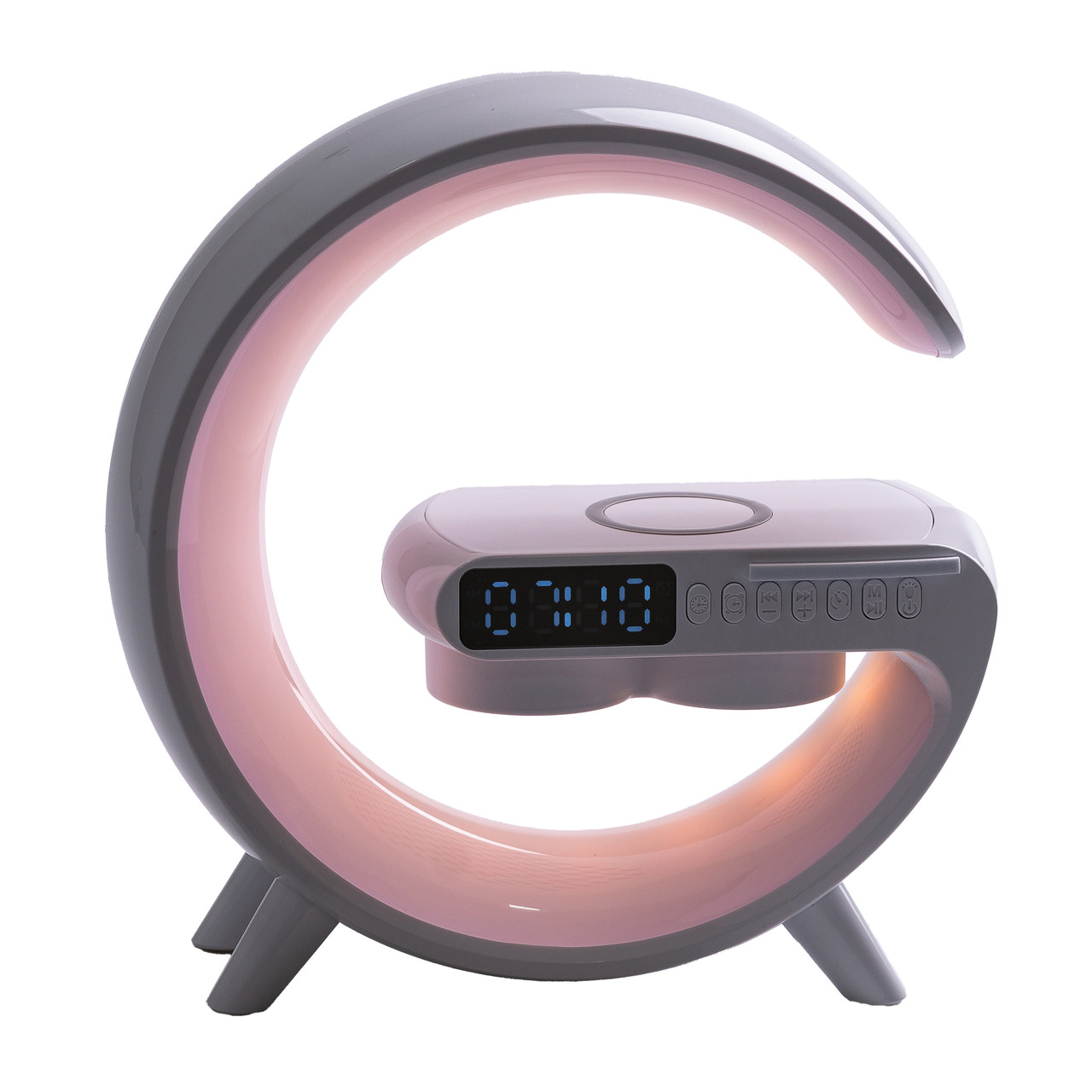 Портативная колонка с зарядкой для телефона и RGB-подсветкой 15 Вт біла UR126_UR126_Milantium_4