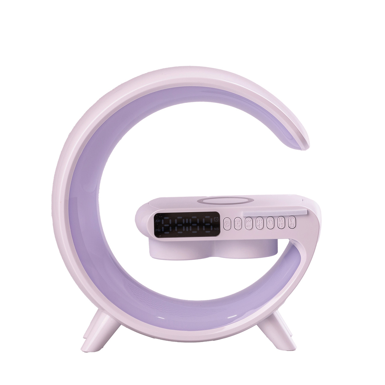 Портативная колонка с зарядкой для телефона и RGB-подсветкой 15 Вт біла UR126_UR126_Milantium_5