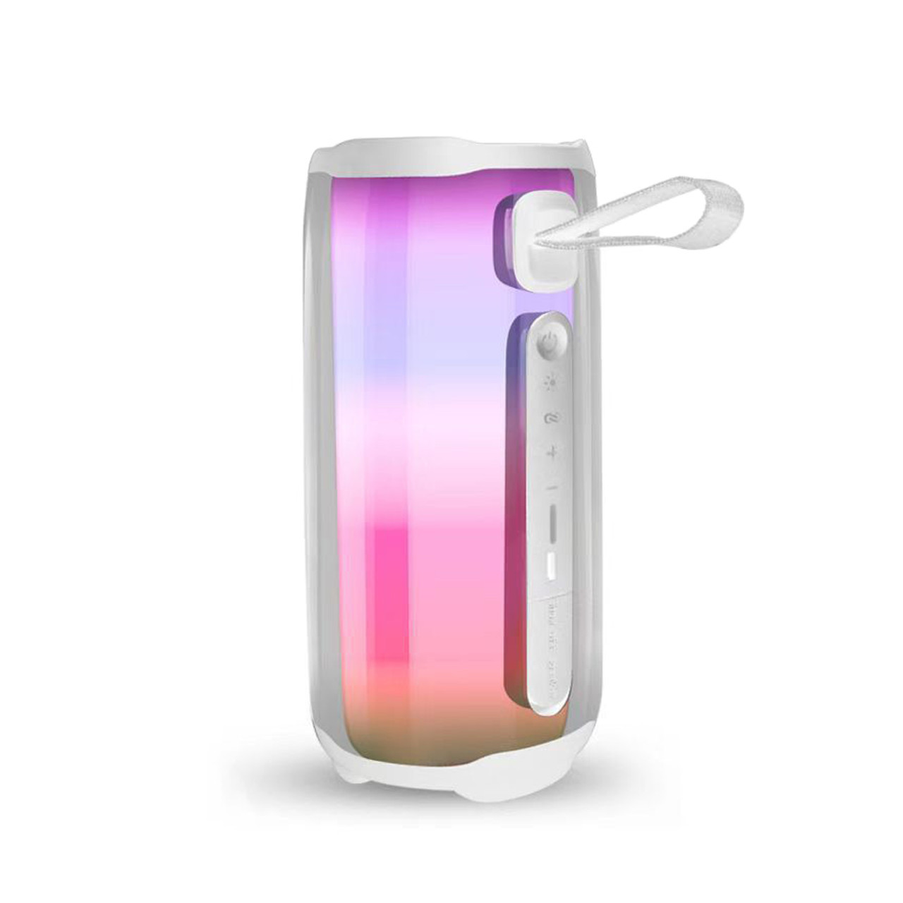 Портативна колонка 8 Вт с підсвічуванням і USB Білий PULSE5W_PULSE5W_Milantium_5