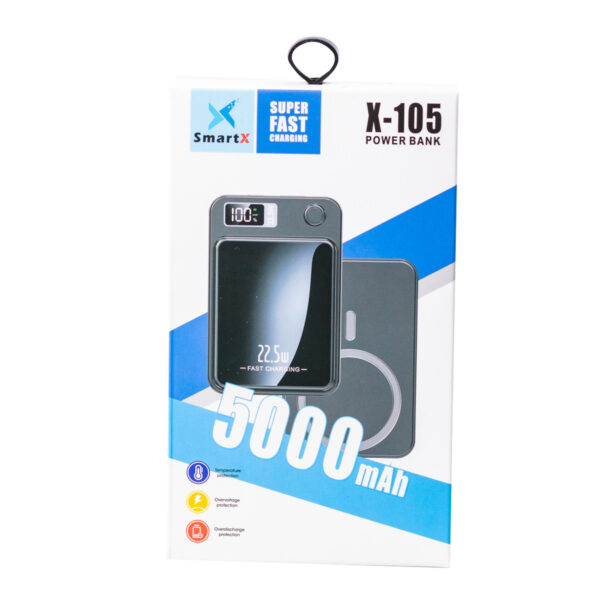 Бездротовий повербанк зі швидкою зарядкою на 5000 mah X105_X105_Milantium_5