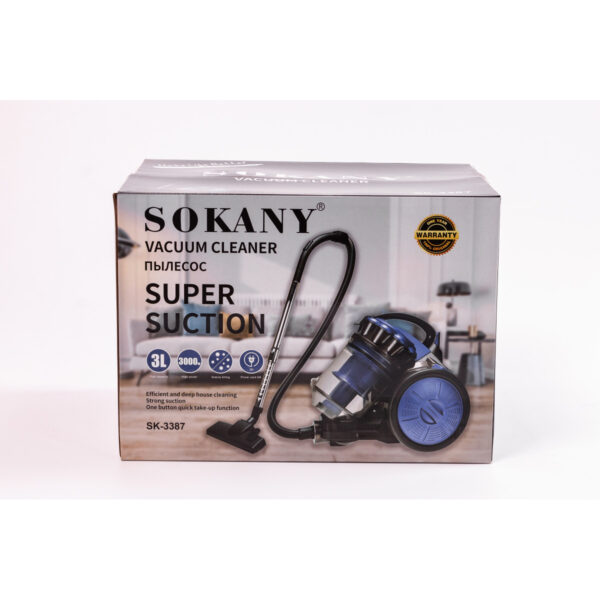 Пылесос Sokany SK-3387 циклонный колбовой 3000 Вт_SK-3387_Milantium_6
