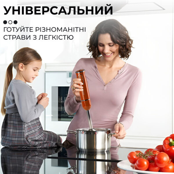 Ручний блендер Sokany SKDD1722 занурювальний 300 Вт Помаранчевий_SKDD1722O_Milantium_4
