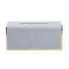 Серветниця на стіл текстильна21 х 13.5 х 9 см Сірий HP9806G_HP9806G_Milantium_2