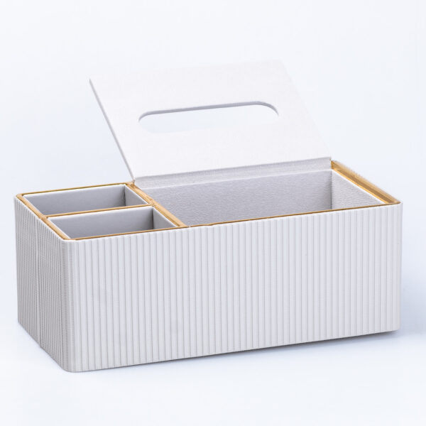 Эко-кира салфетка 3 отделение 27*14*10 CM White_hp9128_milantium_1