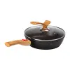 4 л) зі скляною кришкою Ø 24 см Black MGC HP-4-463B_HP-4-463B_Milantium_3
