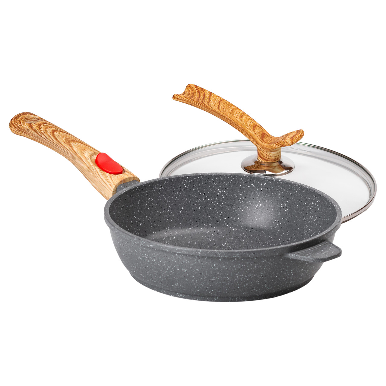 4 л) зі скляною кришкою Ø 24 см сіра MGC HP-4-463G_HP-4-463G_Milantium_2